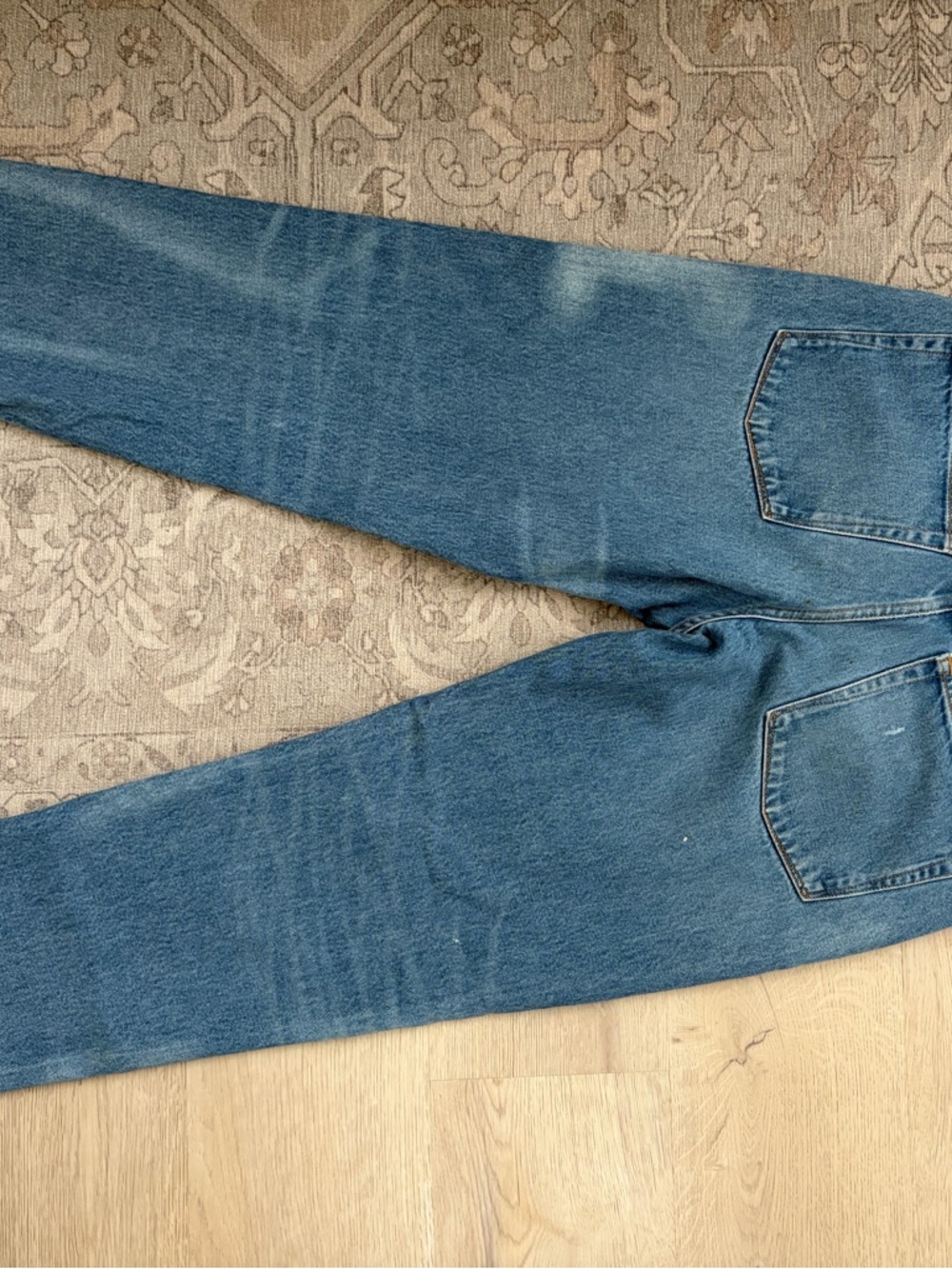 J Crew Classic Men's Blue Denim Jeans - Picture 2 of 4